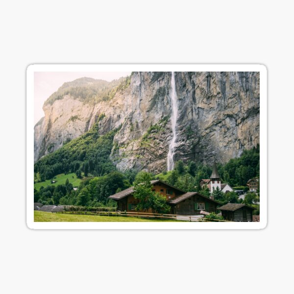 Item preview, Lauterbrunnen Waterfall designed and sold by ppolecho.