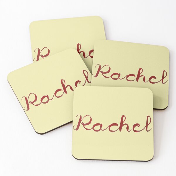 Item preview, Rachel hand lettered with red designed and sold by Melindrea.