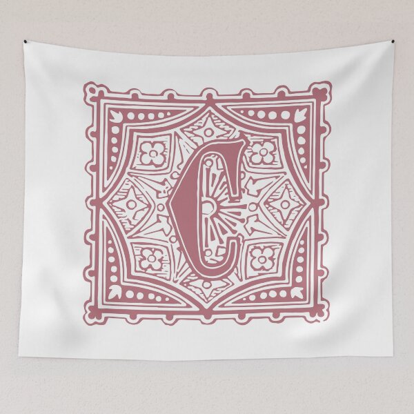 Item preview, Vintage Letter C Rose Gold designed and sold by yourscotborders.