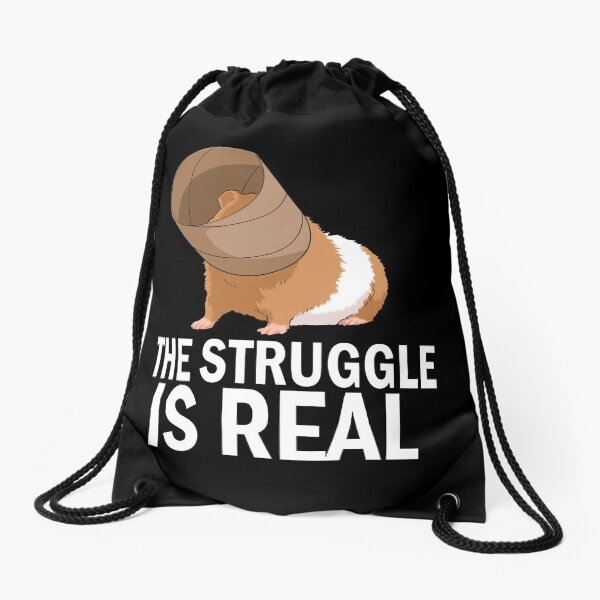 Item preview, The Struggle is Real Funny Guinea Pig Gift Guinea Pig designed and sold by DSWShirts.