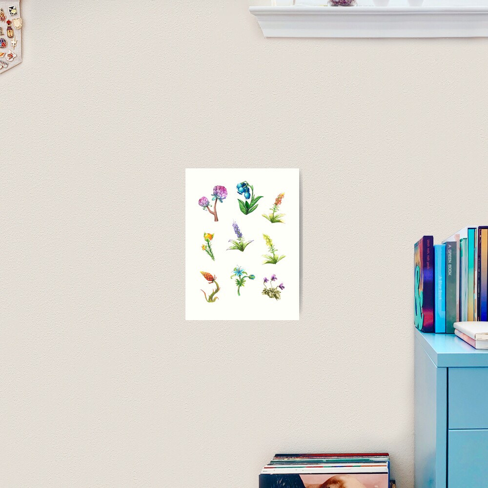"BOTW flowers" Art Print for Sale by Redbubble