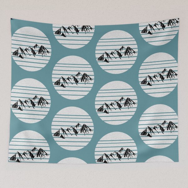 Item preview, Mountain View , Vintage Circle , Mountain  designed and sold by Mekoooo.