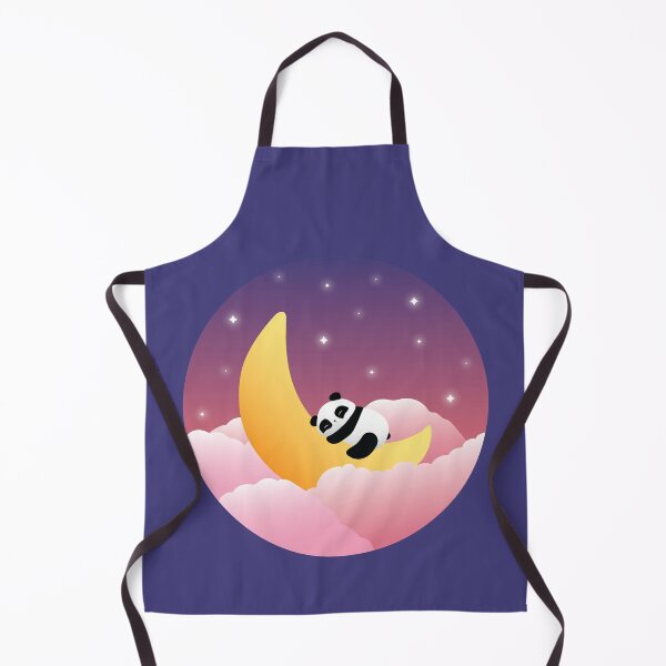 Item preview, Cute Sleeping Panda on Moon | Kawaii Animal Vector designed and sold by mschubbybunny.