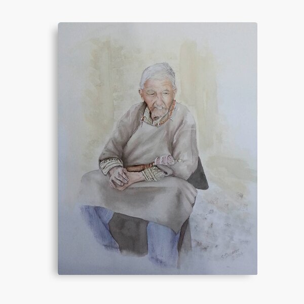 "Living Buddha" Metal Print