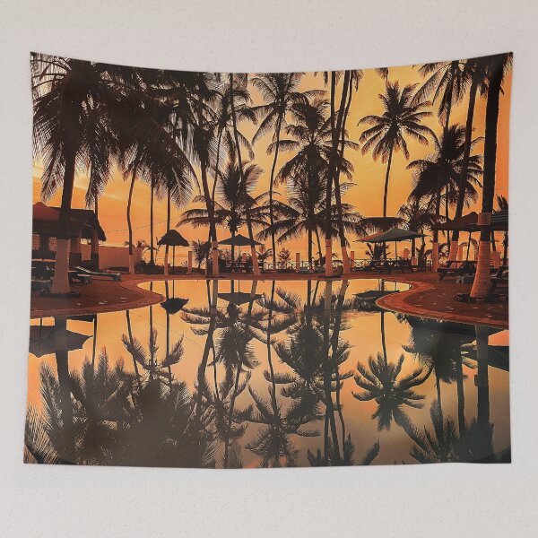 Item preview, Laptop Pink Sunset Palm Trees designed and sold by AyazL.