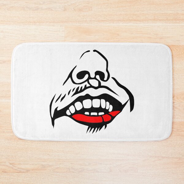 Item preview, Evil clown / Creepy clown or horror clown, clown horror smiley face. Clown mouth, Joker Smile for hallowen. Horror creepy Smile illustration  designed and sold by Marcin Adrian.