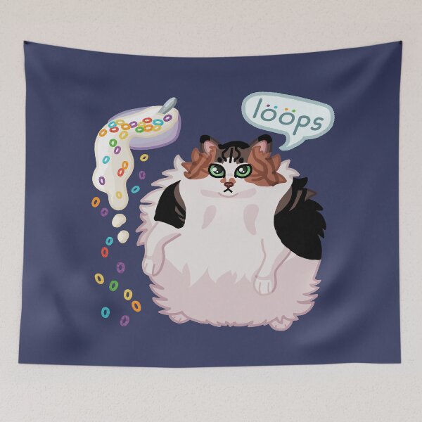 Item preview, Loops Meme Cat designed and sold by KatyM.