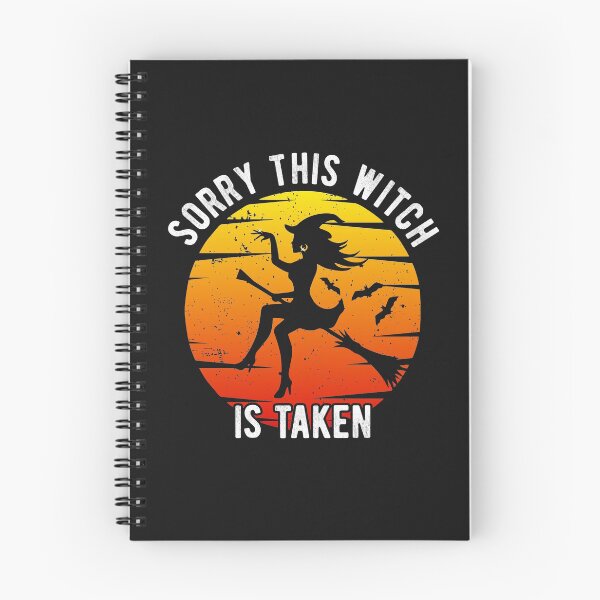 Item preview, Sorry This Witch Is Taken Funny Halloween Engagement Party Wedding Gift for Bride to Be designed and sold by alenaz.
