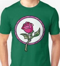 Stained Glass Rose | Beauty and the Beast Unisex T-Shirt