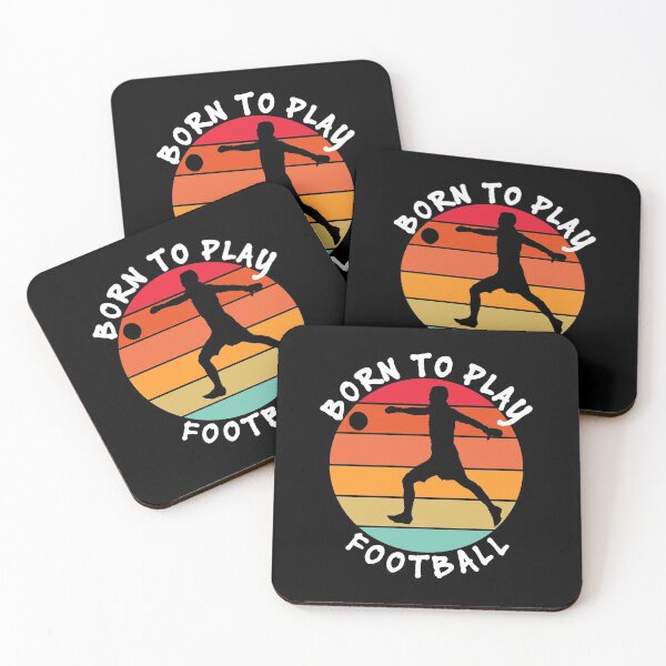 Item preview, Retro Born To Play Football  designed and sold by vineeth.