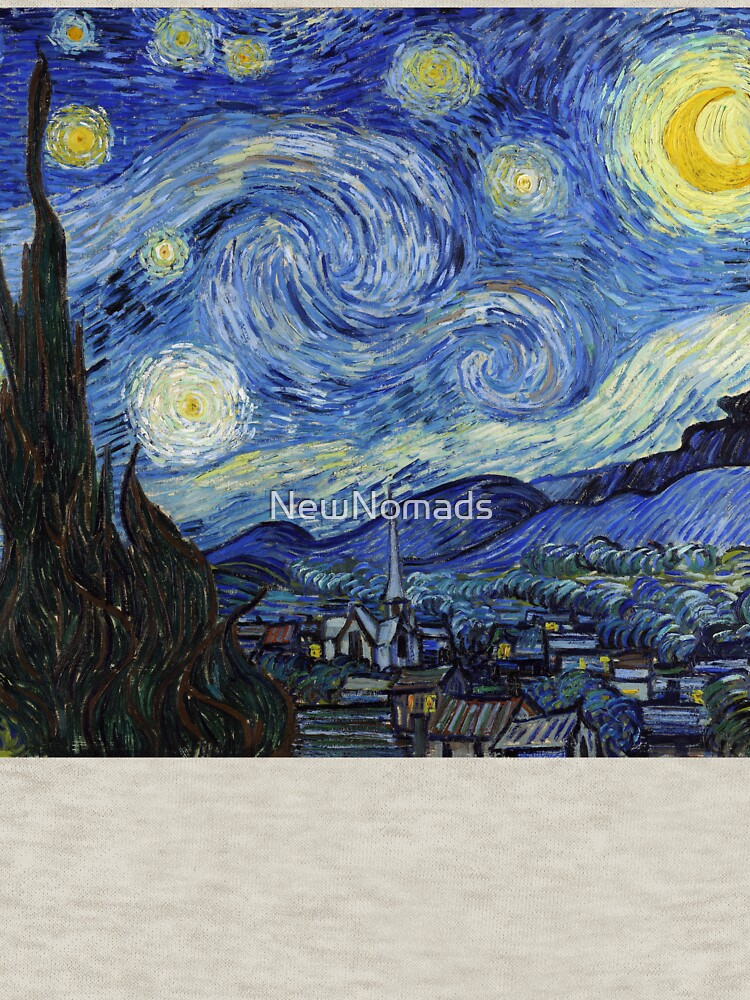 Custom The Starry Night (Van Gogh 1889) Preschool Backpack