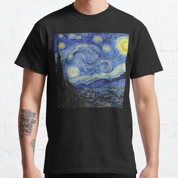 Van Gogh Starry Night T-Shirts for Sale | Redbubble