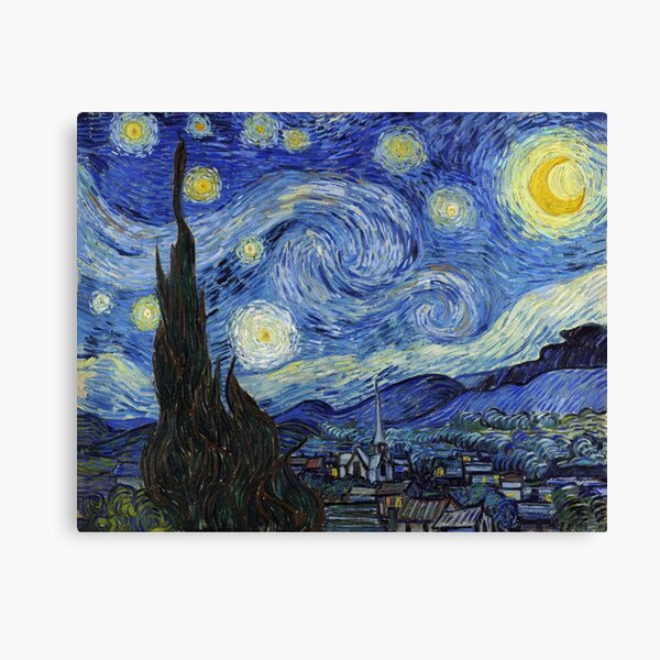 Aperçu de l'œuvre La nuit étoilée - Vincent Van Gogh créée et vendue par NewNomads.