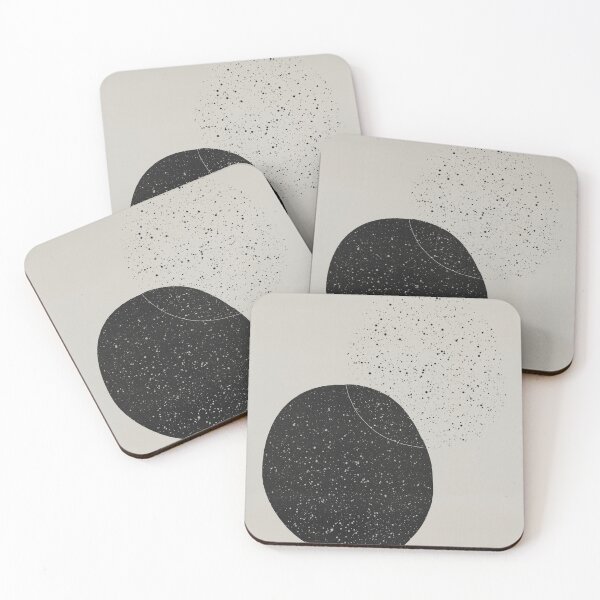 Item preview, Neutral Abstract Stone Circle Shapes #1 designed and sold by kasamor.