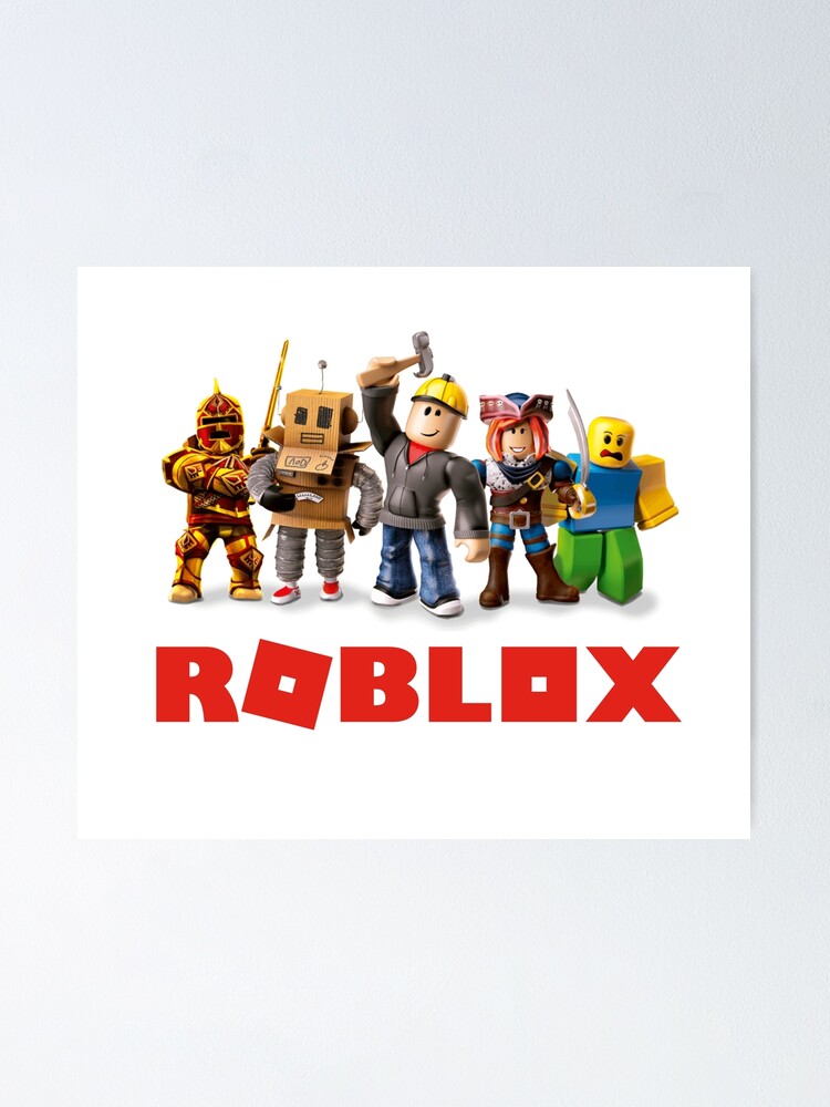 roblox team poster by nice tees redbubble