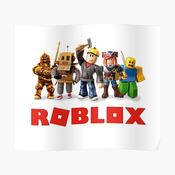 roblox game posters redbubble