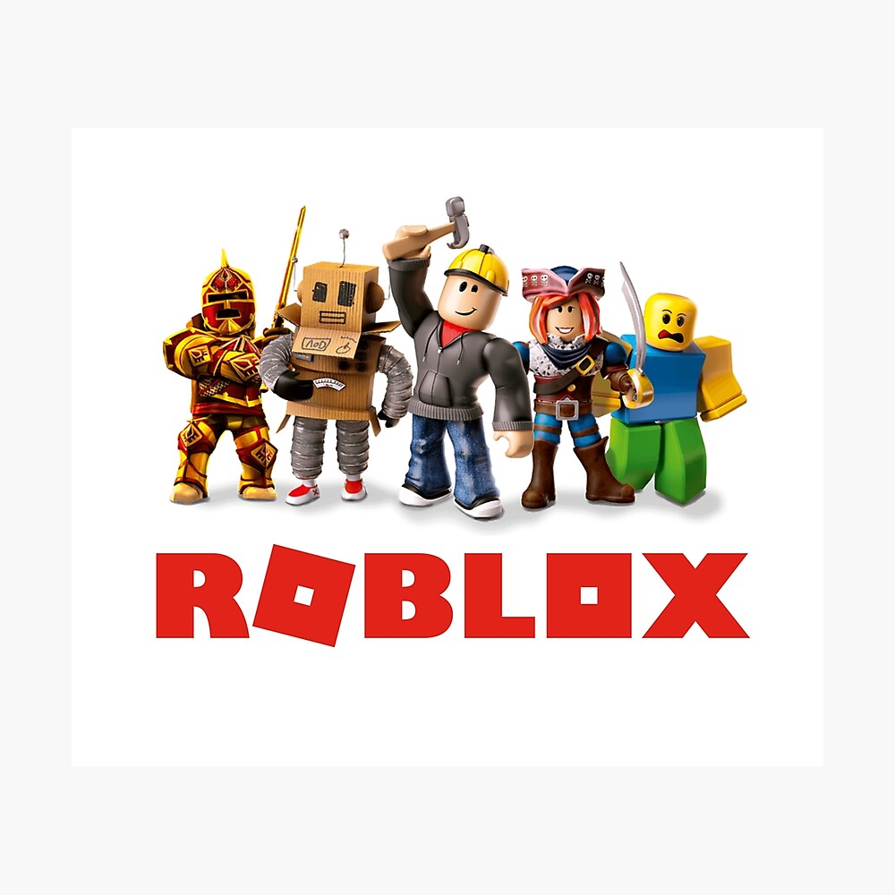 Roblox Team Poster By Nice Tees Redbubble - roblox team