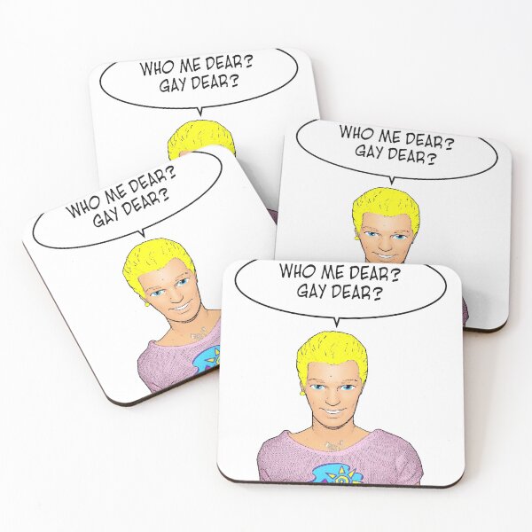 Item preview, Who Me Dear? Gay Dear? Funny Queer Art! designed and sold by loveplasticpam.