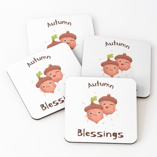 Item preview, Autumn Blessings | Thanksgiving Holiday | Cute Acorn  designed and sold by Ainbowz-Artwork.