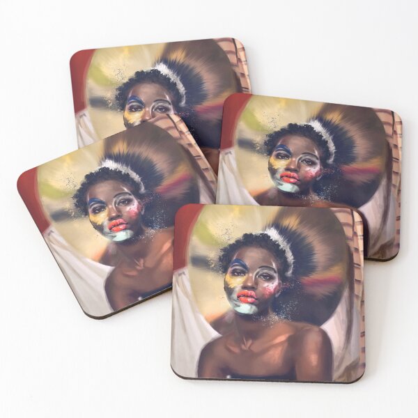 Item preview, Adut Akech Painting designed and sold by NoCollarFenneko.