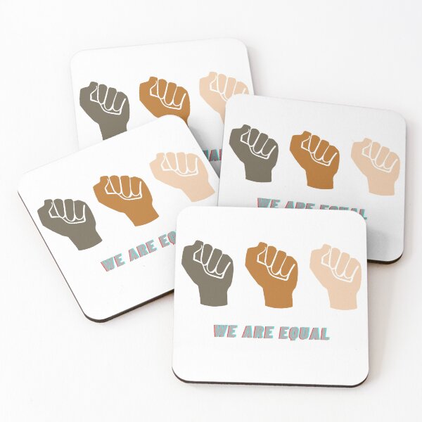 Item preview, We Are Equal Quote designed and sold by ArtbyCharmante.