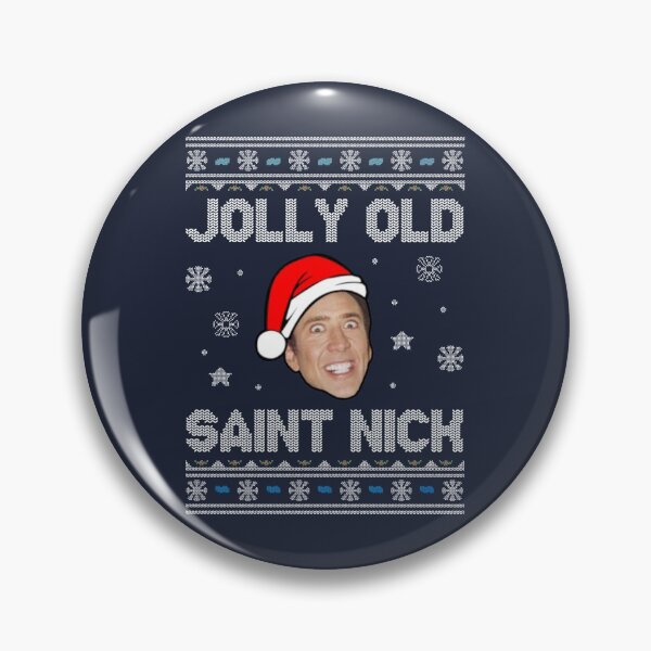 Item preview, Jolly Old Saint Nick Nicolas Cage Christmas designed and sold by StebopDesigns.