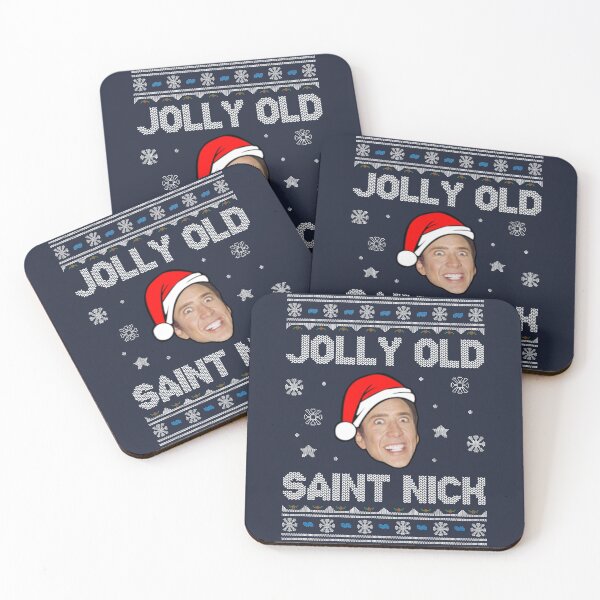 Item preview, Jolly Old Saint Nick Nicolas Cage Christmas designed and sold by StebopDesigns.