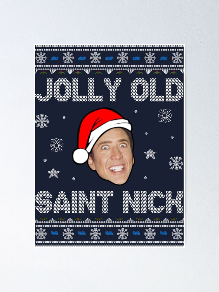 nicolas cage christmas sweater