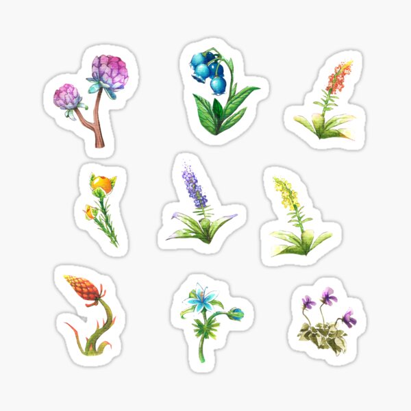 Aperçu de l'œuvre BOTW fleurs créée et vendue par Planet Alhena.