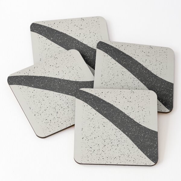 Item preview, Boho Abstract Shapes in Neutral Black and Beige designed and sold by kasamor.