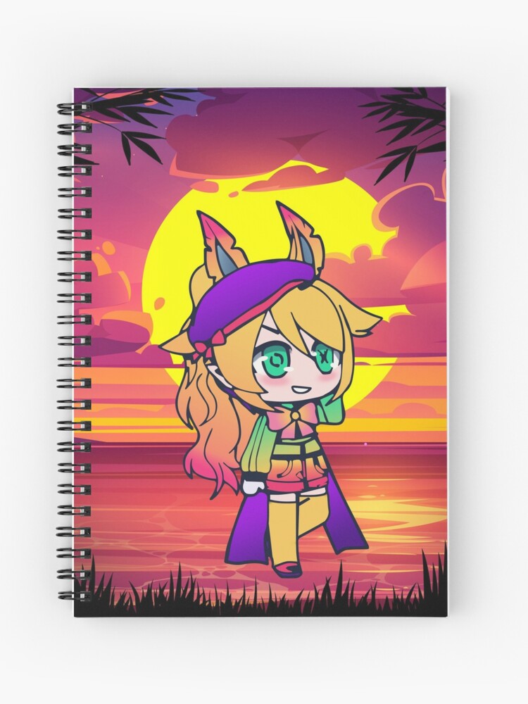 Cookie Gacha Life Spiral Notebook Ruled Line 