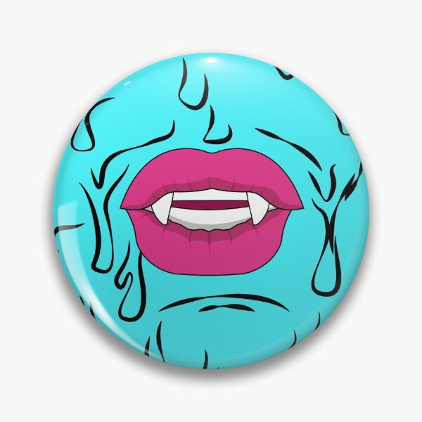 Item preview, vampire evil mouth face melting vampire lips zombie halloween designed and sold by zerobatt.