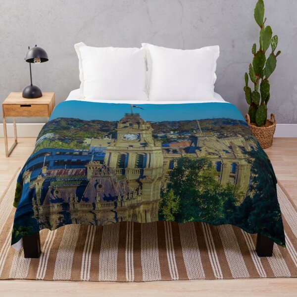 Item preview, The Old Bendigo Town Hall and Shamrock Hotel at Sunset designed and sold by Steven Jodoin.