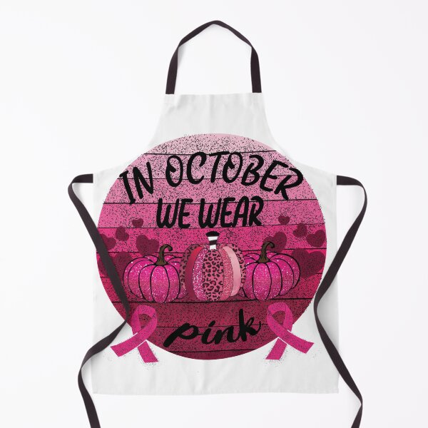 Item preview, In October we wear pink, breast cancer , retro vintage pink designed and sold by StarByAsem.