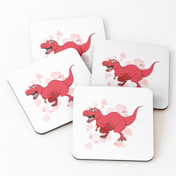 Item preview, nasty red dinosaur designed and sold by Catcrea.