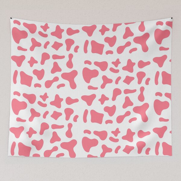 Aperçu de l'œuvre Motif rose fraise vache créée et vendue par Maroddi.