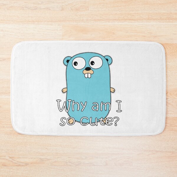 Item preview, Go Lang - Why am I so cute? designed and sold by codingpotato.