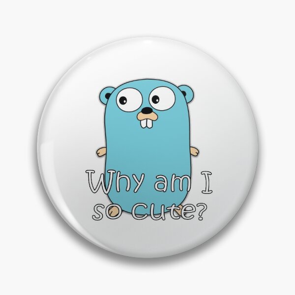 Item preview, Go Lang - Why am I so cute? designed and sold by codingpotato.