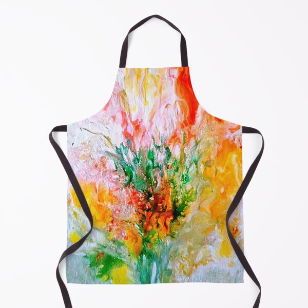 African Protea painting Apron