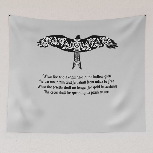 Item preview,  Celtic Irish Knots Ireland Pride Gaelic Quotes When The Eagle Shall Nest designed and sold by TopTeeShop.
