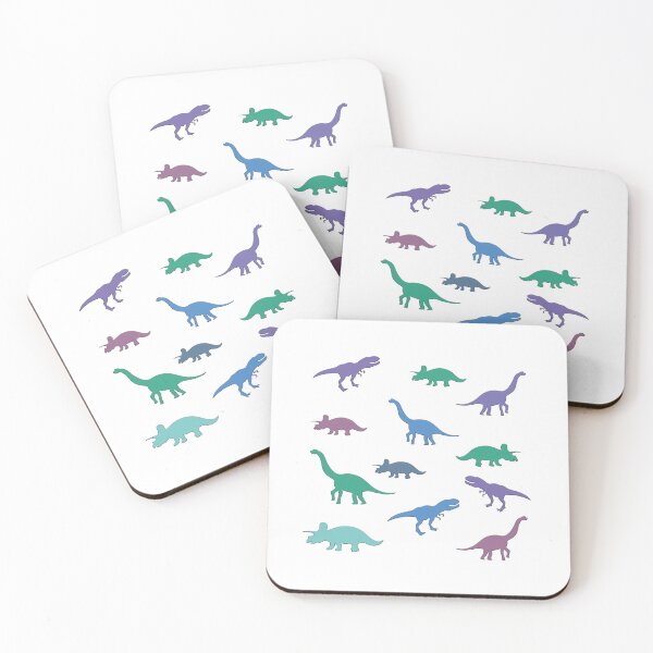 Item preview, dinosaur silouhette pattern designed and sold by Catcrea.
