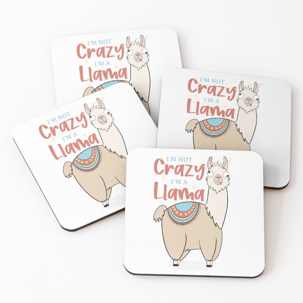 Item preview, I'm not crazy I'm a llama designed and sold by dirimir.