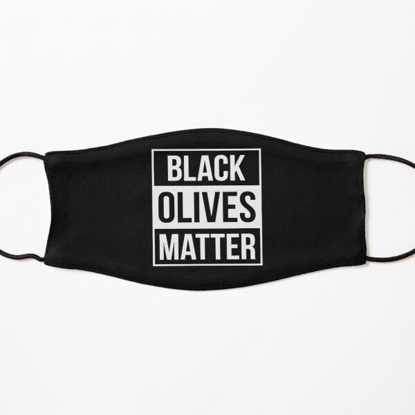 Black Olives Matter Kids Mask