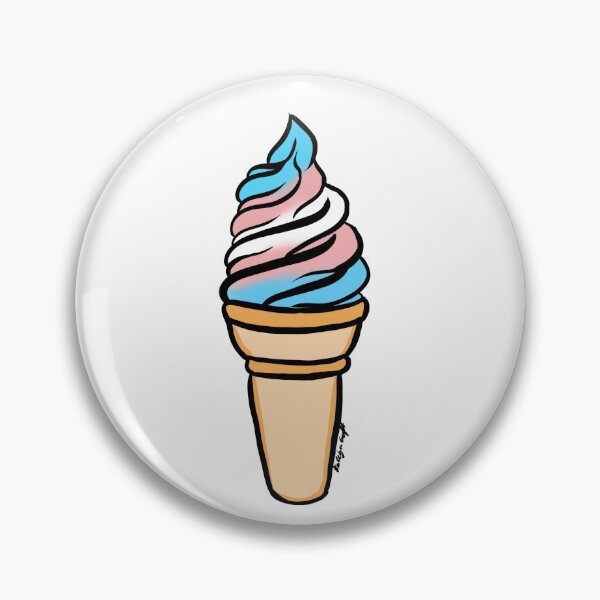Item preview, Pride Love Cone (Transgender) designed and sold by creativecroft15.