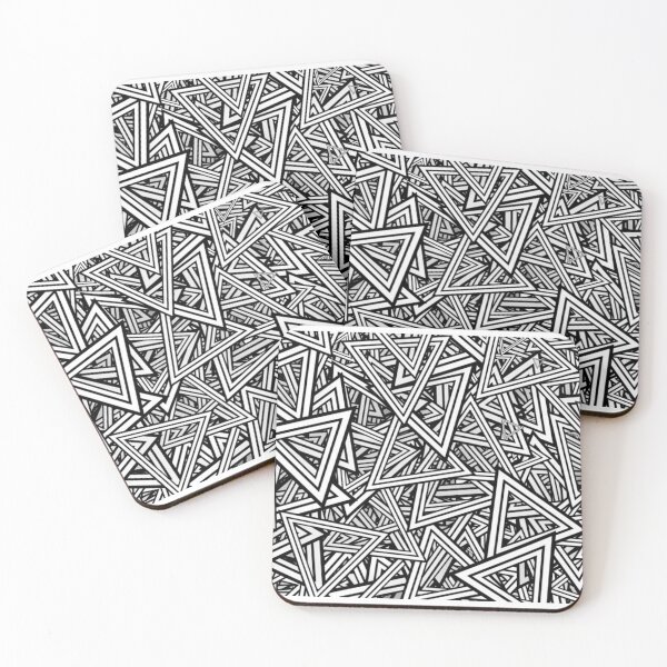 Item preview, Black tringle pattern. designed and sold by sarafianoss.