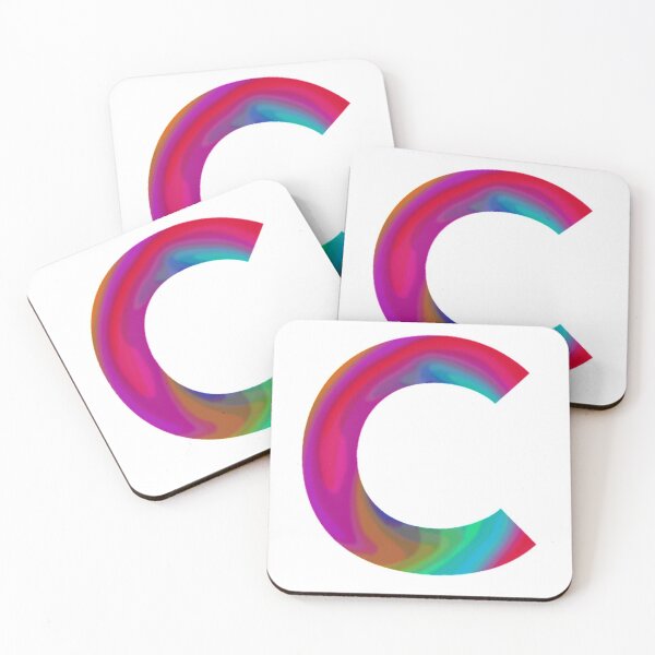 Item preview, Colorful Psychedelic Letter C designed and sold by crgart.