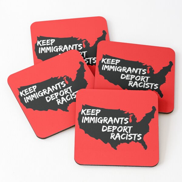 Item preview, keep the immigrants deport the racists designed and sold by Zaibo.