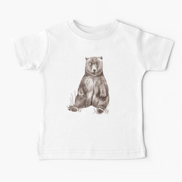 Graphite Bear Tatra Cottage Baby T-Shirt