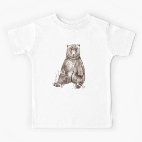 Graphite Bear Tatra Cottage Kids T-Shirt