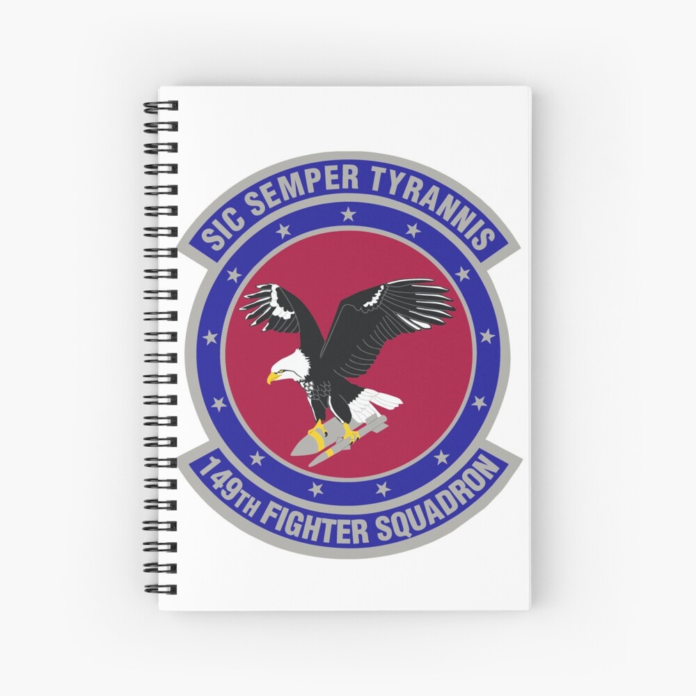 149th Fighter Squadron Spiral Notebook